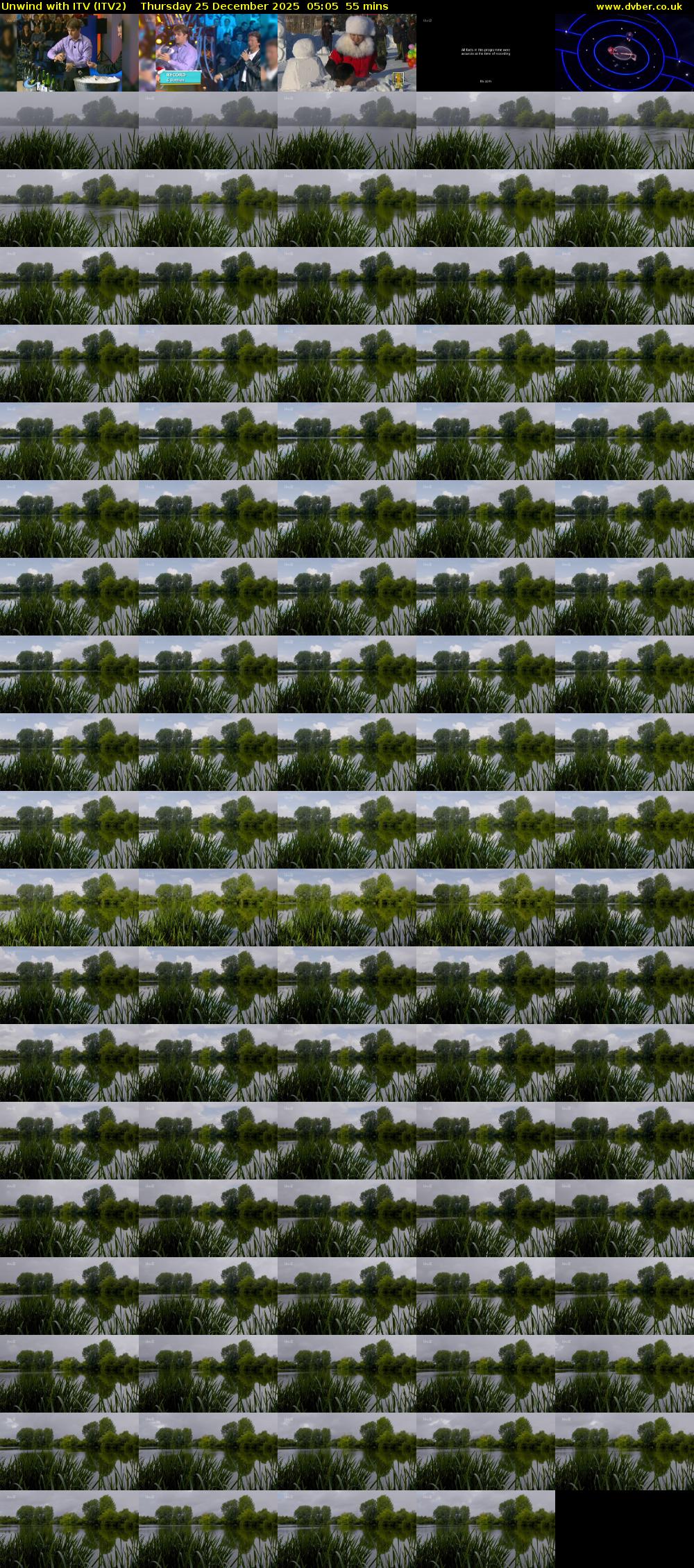 Unwind With ITV (ITV2) Thursday 25 December 2025 05:05 - 06:00