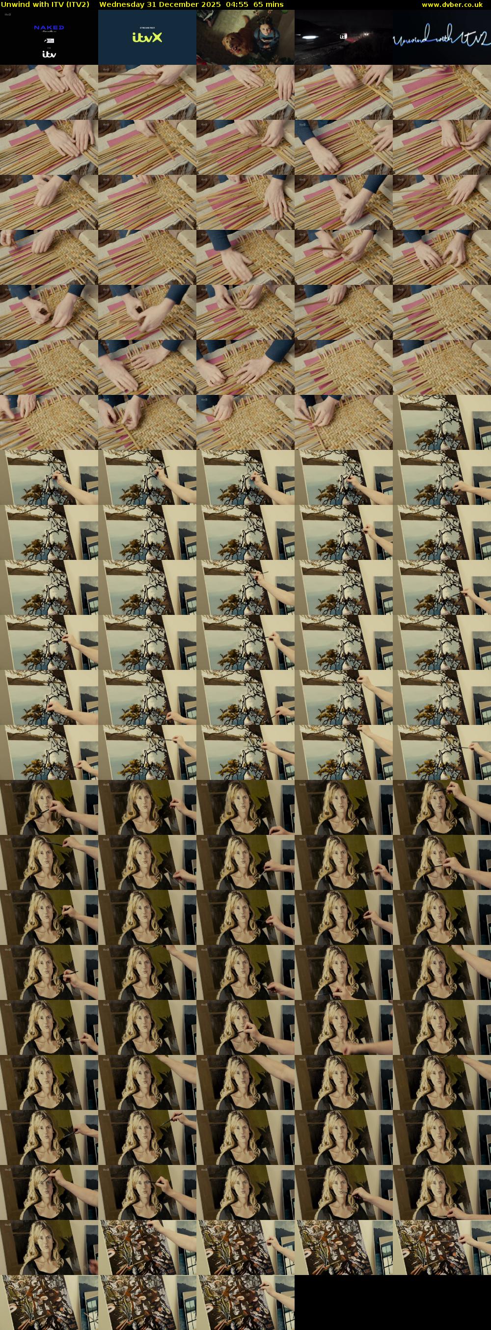 Unwind With ITV (ITV2) Wednesday 31 December 2025 04:55 - 06:00