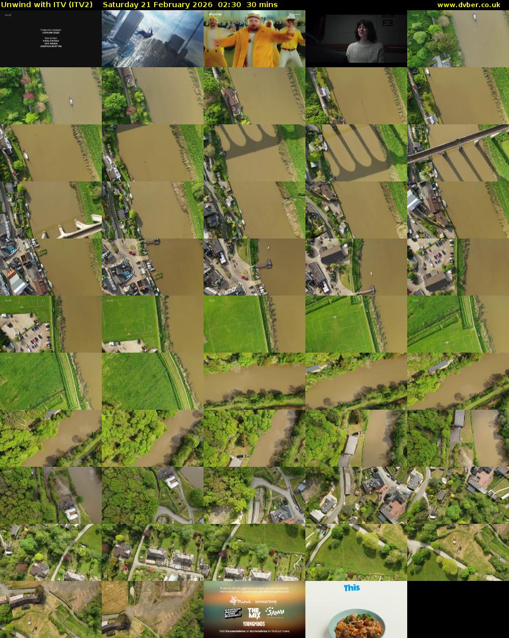 Unwind With ITV (ITV2) Saturday 21 February 2026 02:30 - 03:00