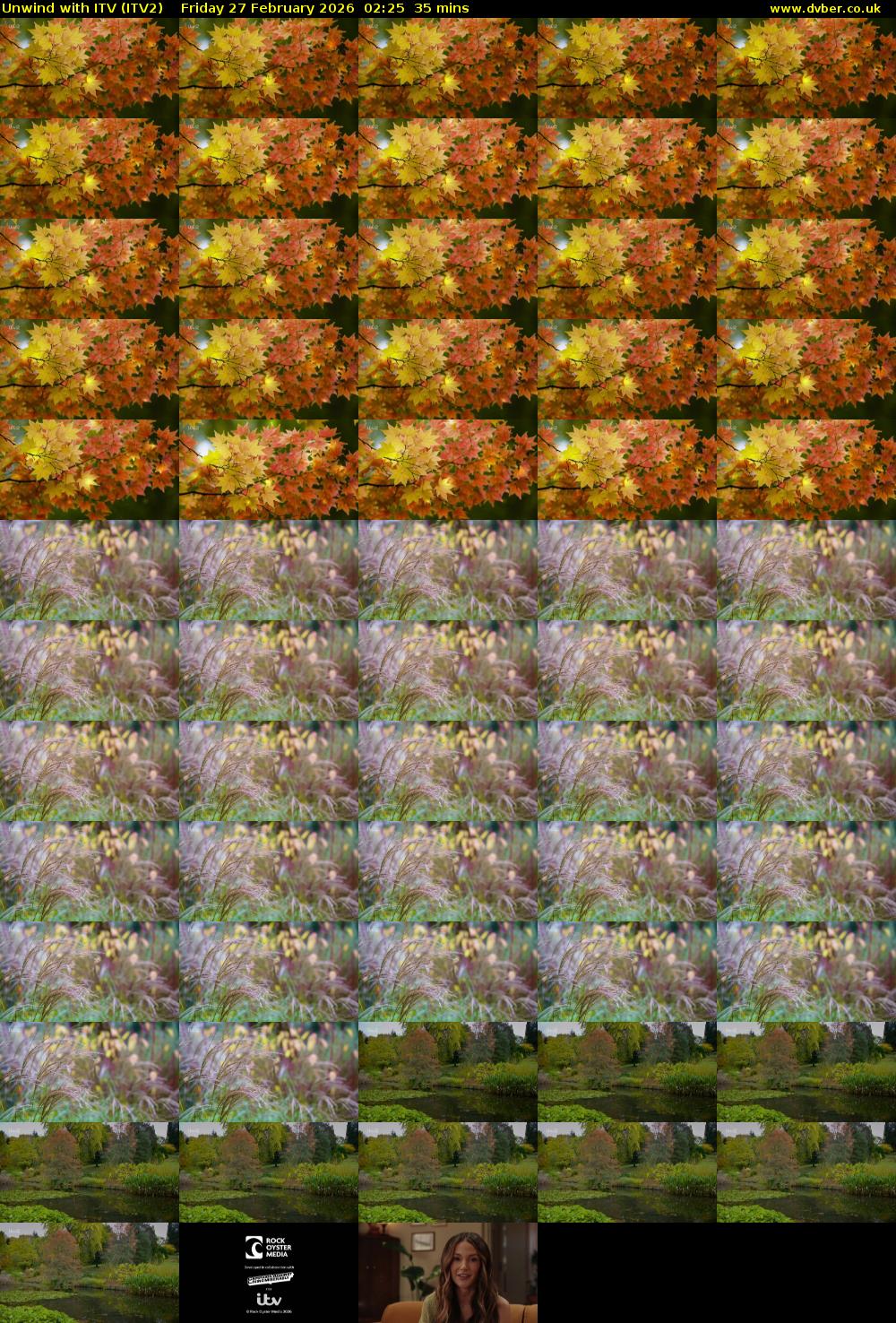 Unwind With ITV (ITV2) Friday 27 February 2026 02:25 - 03:00