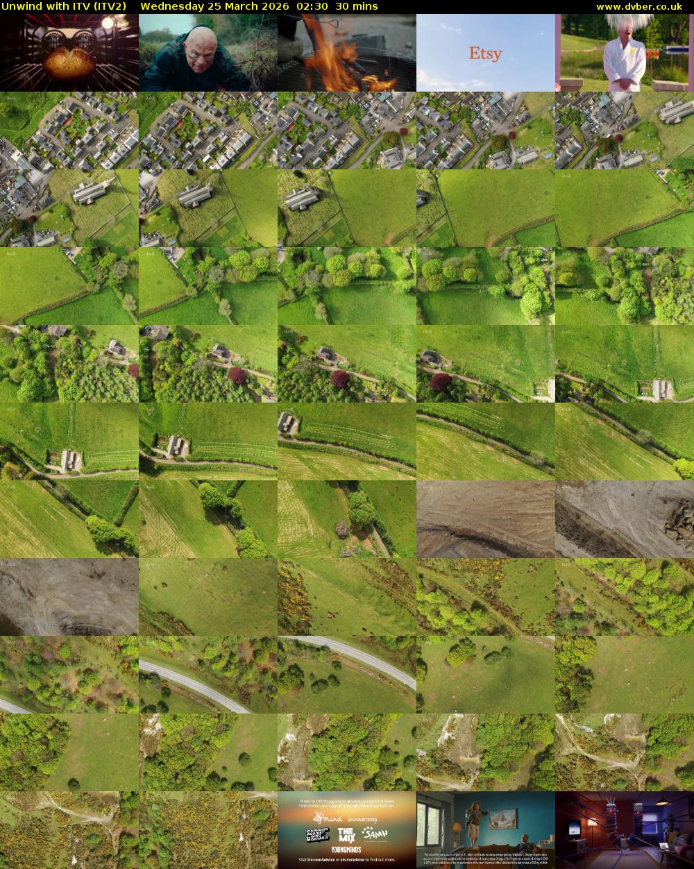 Unwind With ITV (ITV2) Wednesday 25 March 2026 02:30 - 03:00