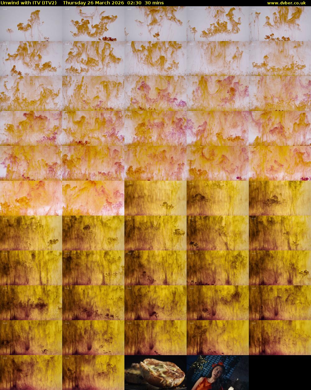 Unwind With ITV (ITV2) Thursday 26 March 2026 02:30 - 03:00