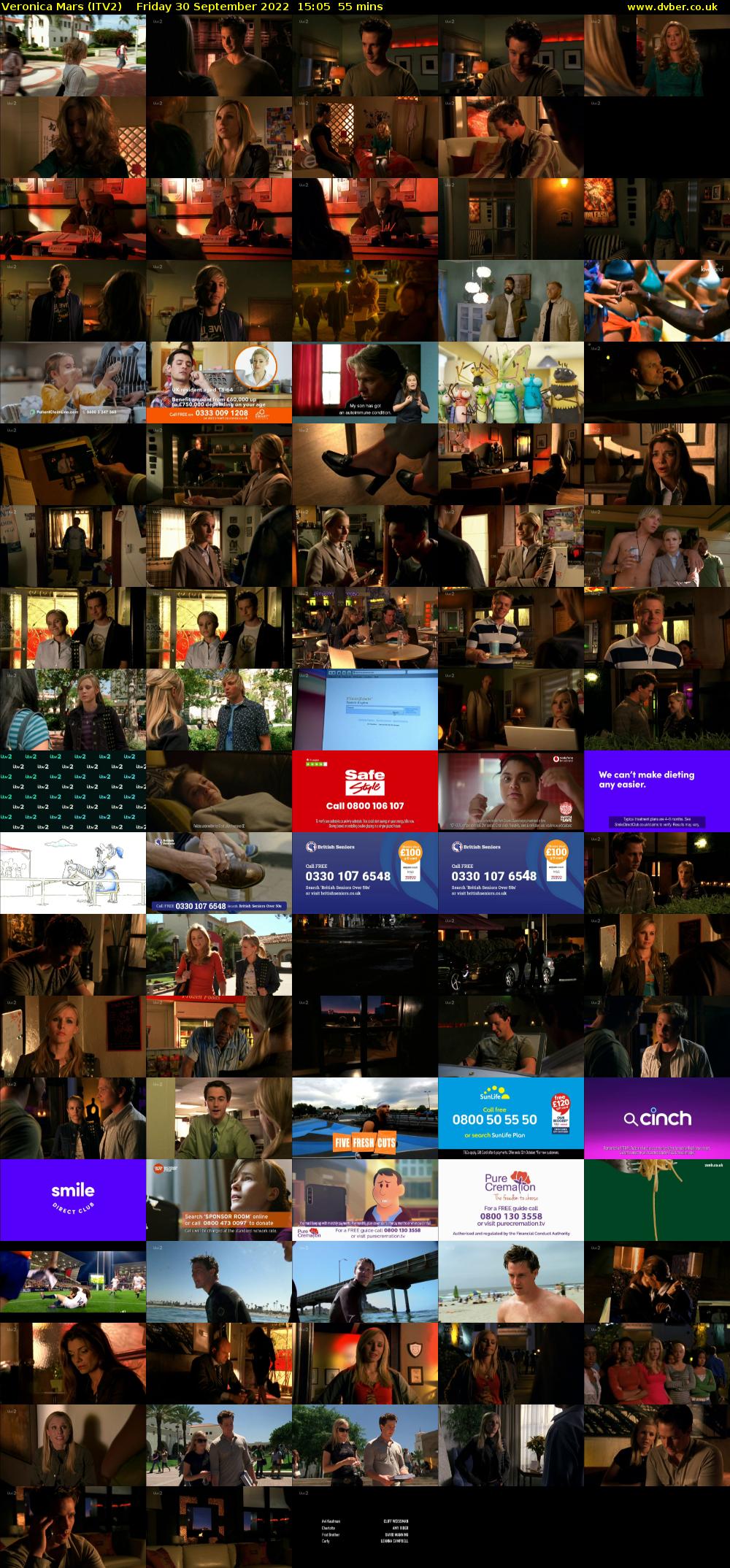Veronica Mars (ITV2) Friday 30 September 2022 15:05 - 16:00