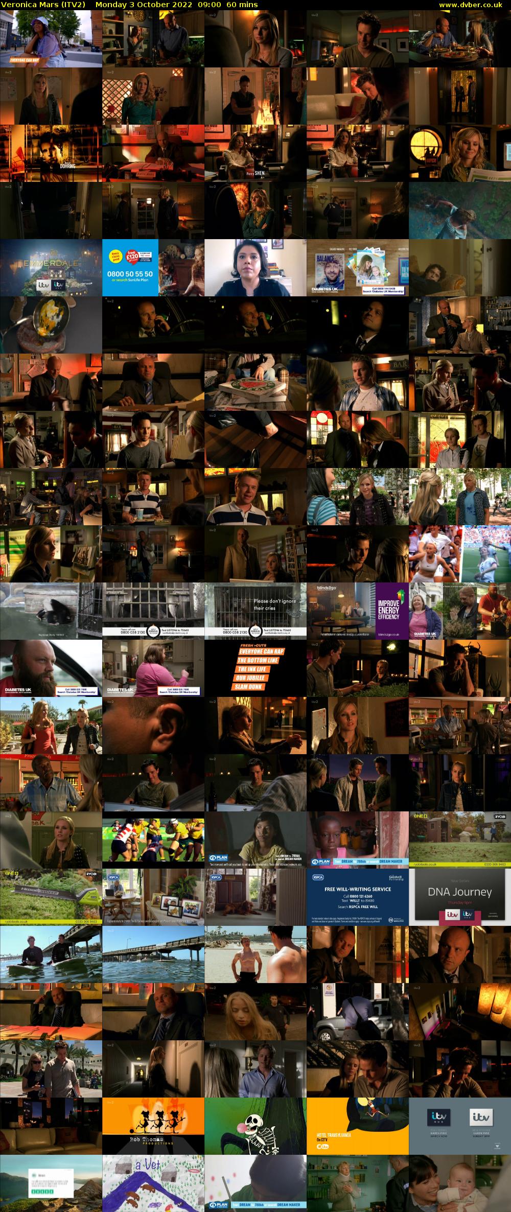 Veronica Mars (ITV2) Monday 3 October 2022 09:00 - 10:00