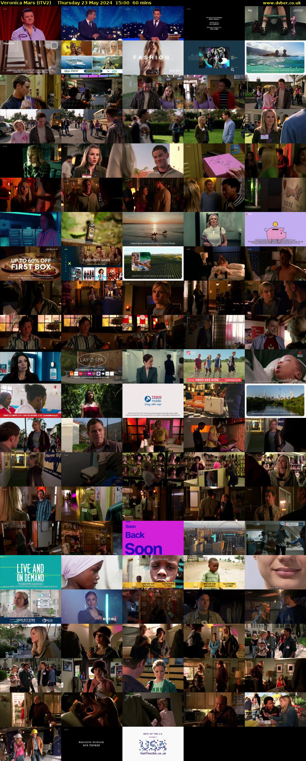 Veronica Mars (ITV2) Thursday 23 May 2024 15:00 - 16:00