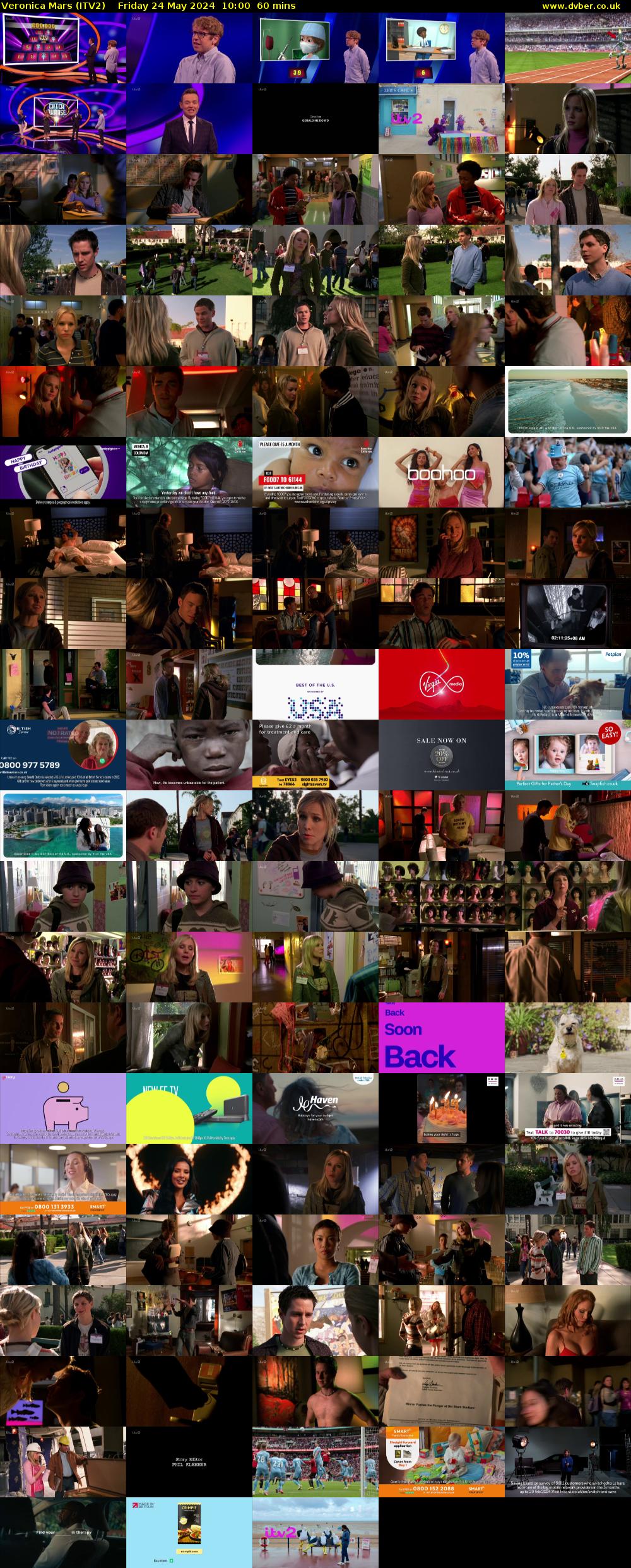 Veronica Mars (ITV2) Friday 24 May 2024 10:00 - 11:00