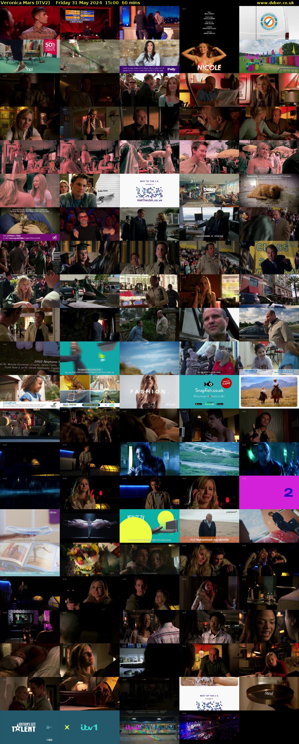 Veronica Mars (ITV2) Friday 31 May 2024 15:00 - 16:00