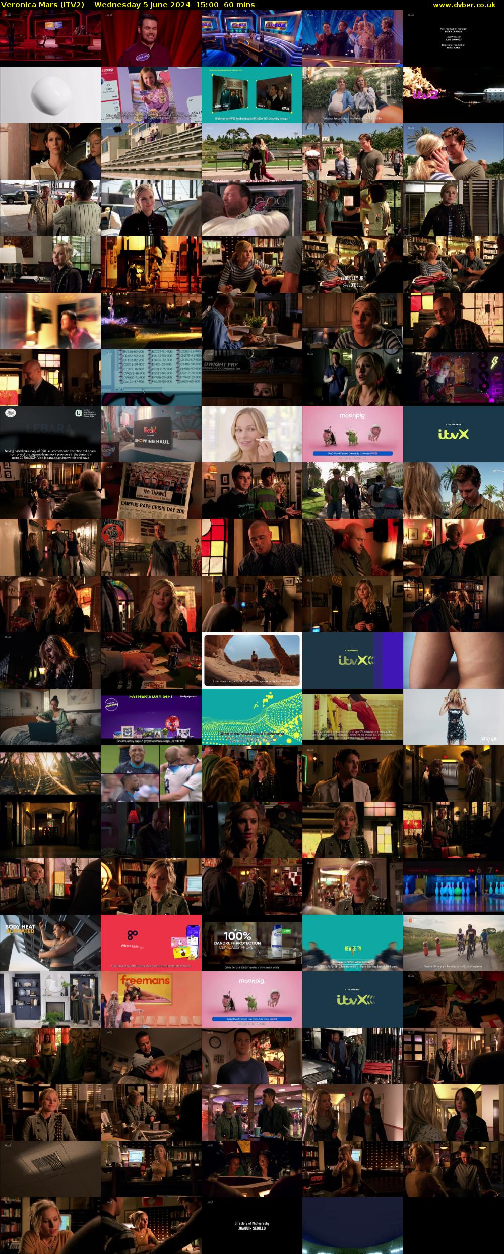 Veronica Mars (ITV2) Wednesday 5 June 2024 15:00 - 16:00