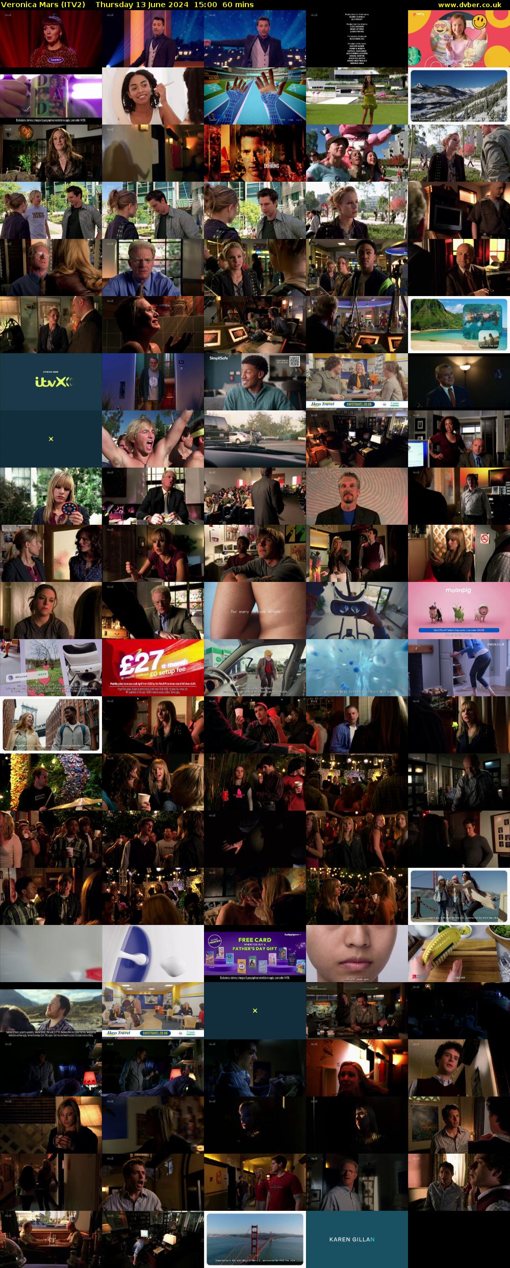 Veronica Mars (ITV2) Thursday 13 June 2024 15:00 - 16:00