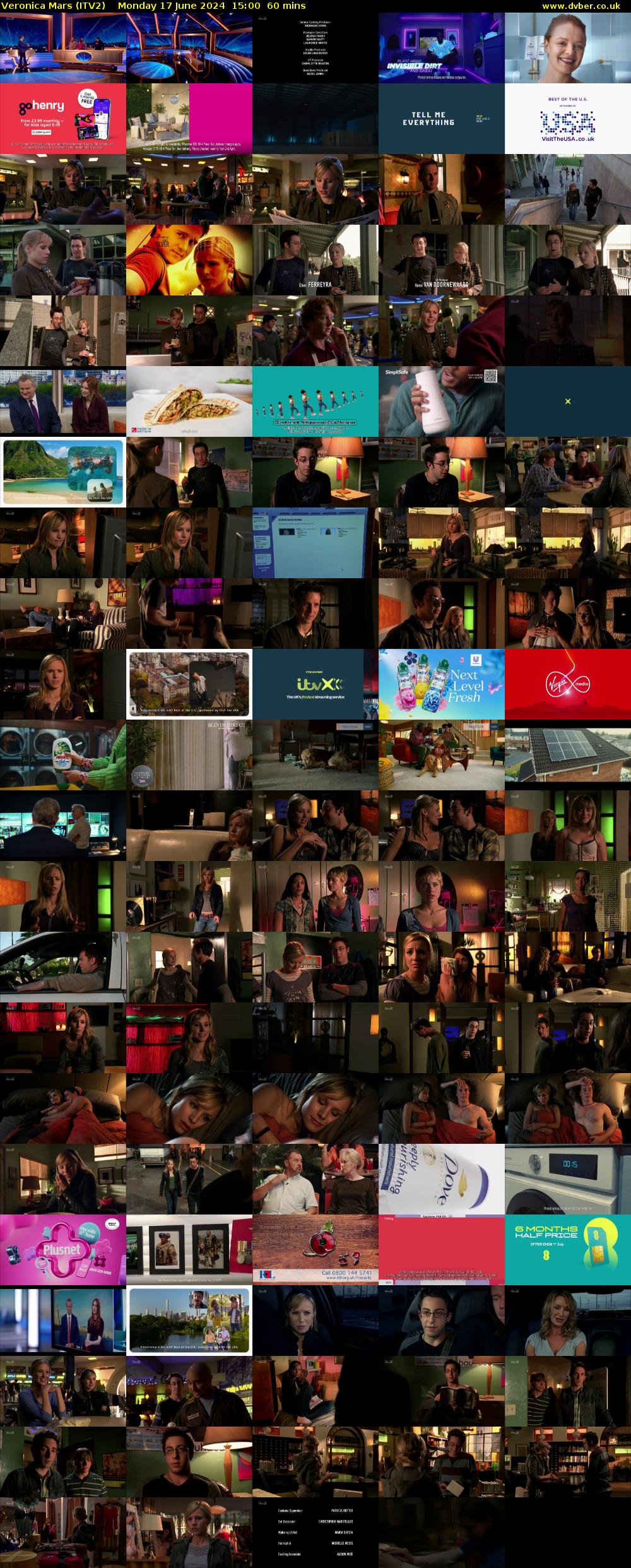 Veronica Mars (ITV2) Monday 17 June 2024 15:00 - 16:00