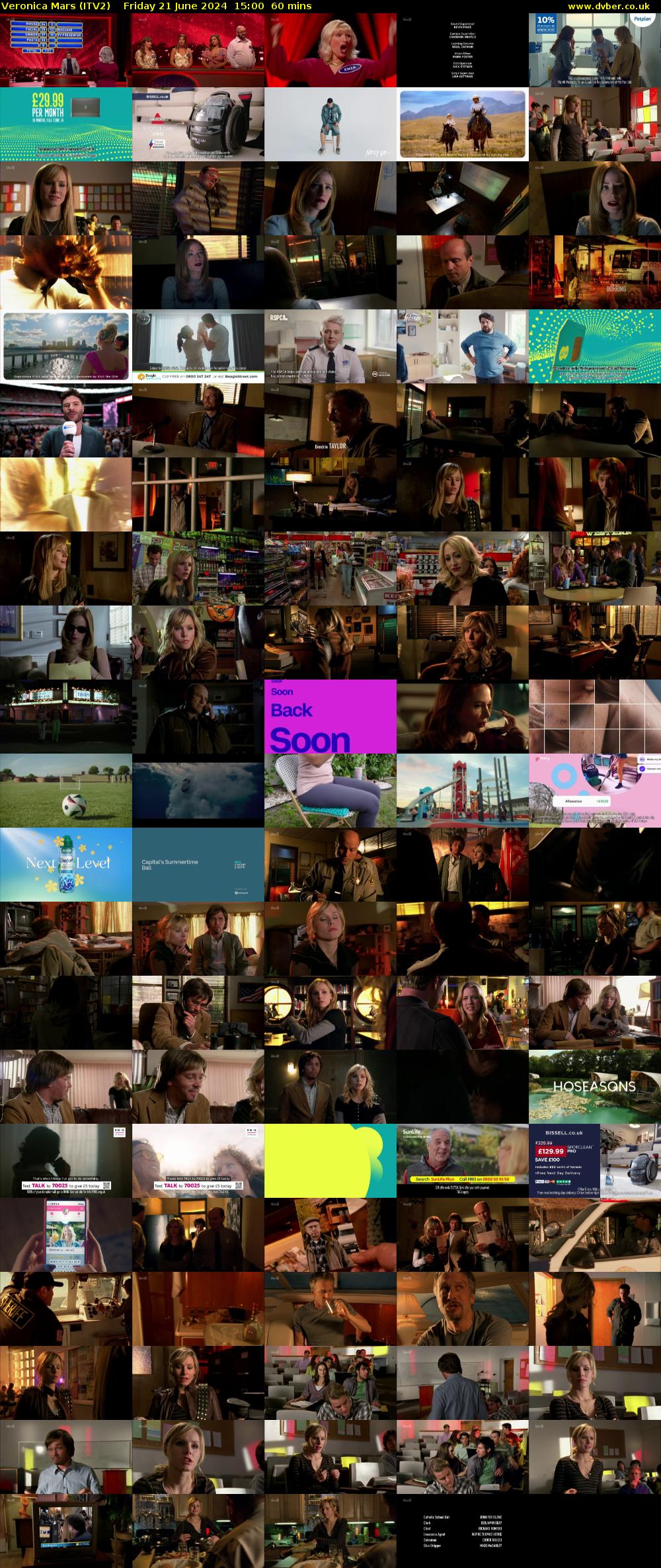 Veronica Mars (ITV2) Friday 21 June 2024 15:00 - 16:00