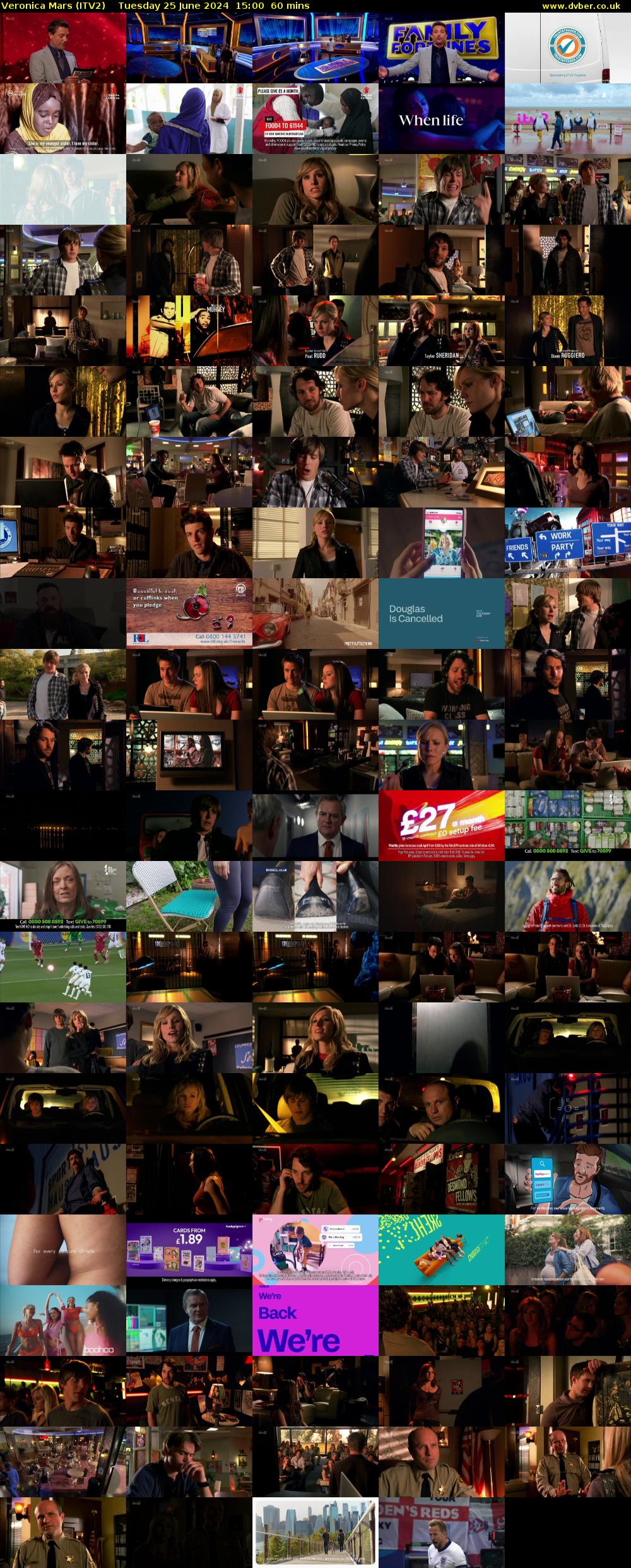 Veronica Mars (ITV2) Tuesday 25 June 2024 15:00 - 16:00