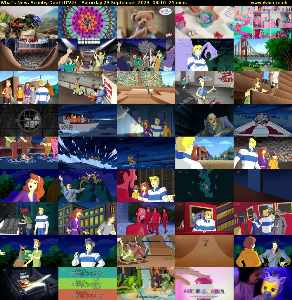 What's New, Scooby-Doo? (ITV2) Saturday 23 September 2023 08:10 - 08:35