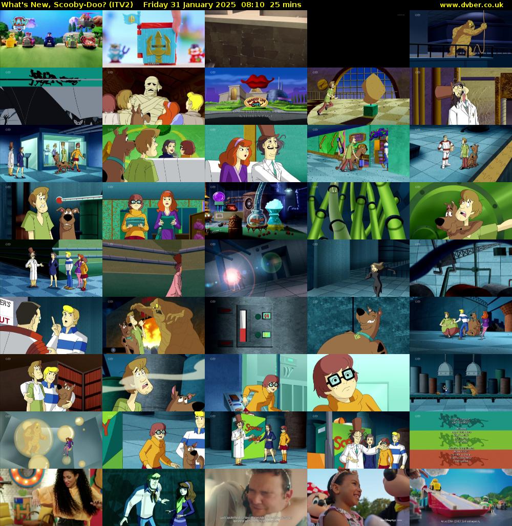 What's New, Scooby-Doo? (ITV2) Friday 31 January 2025 08:10 - 08:35