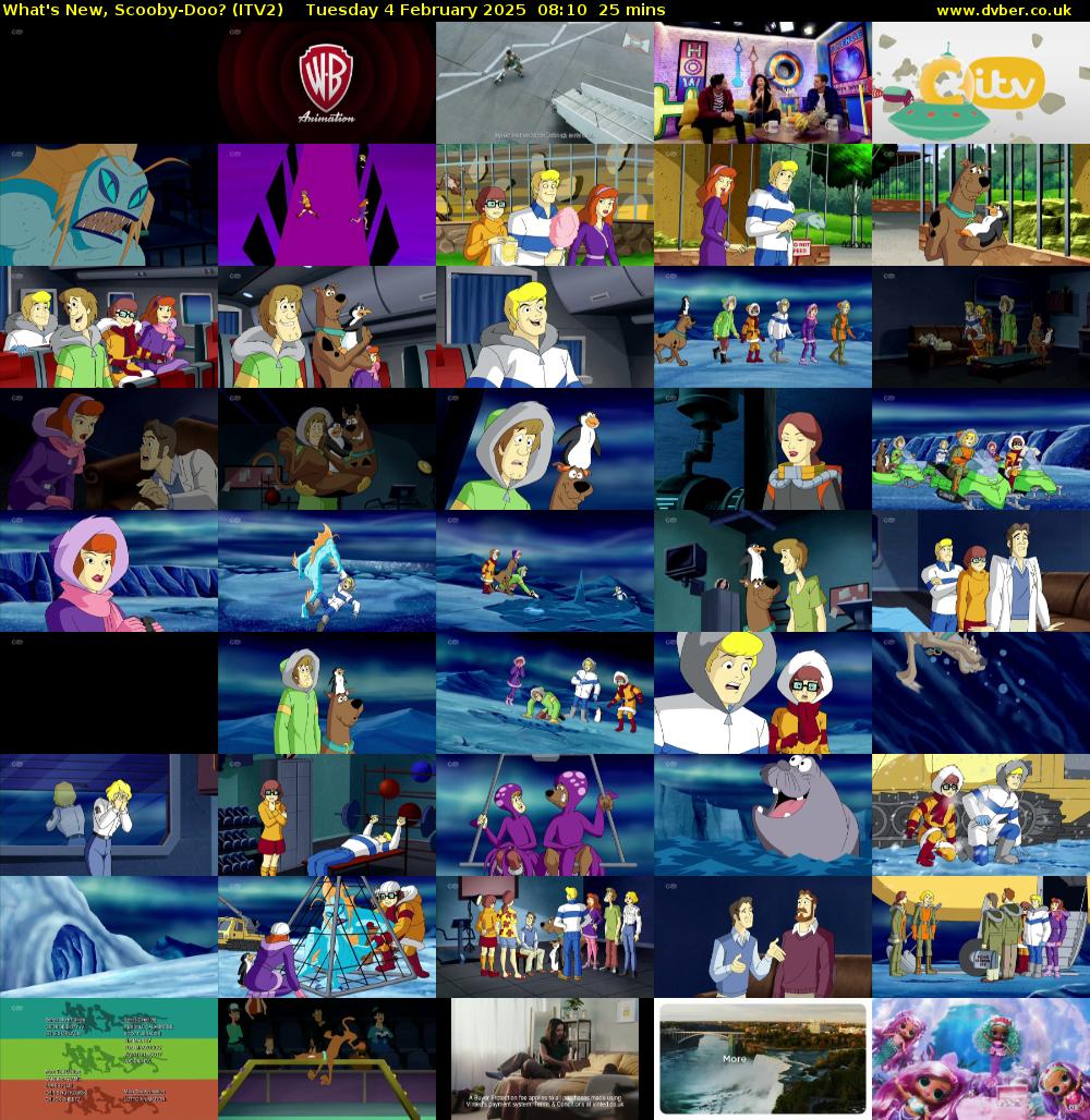 What's New, Scooby-Doo? (ITV2) Tuesday 4 February 2025 08:10 - 08:35
