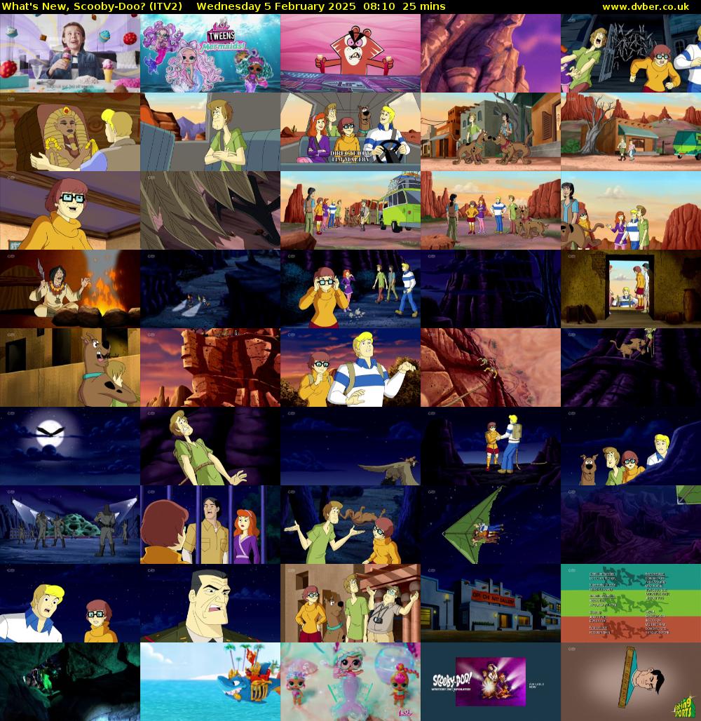 What's New, Scooby-Doo? (ITV2) Wednesday 5 February 2025 08:10 - 08:35