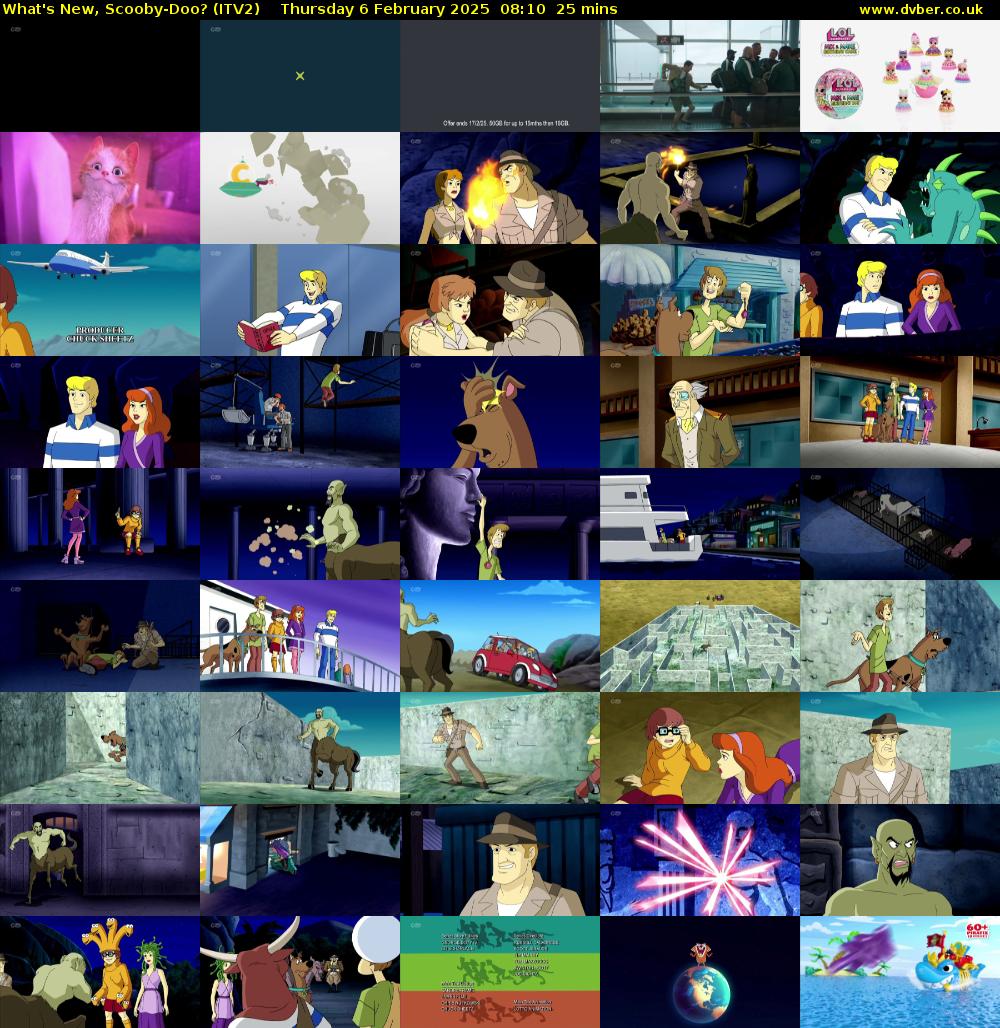 What's New, Scooby-Doo? (ITV2) Thursday 6 February 2025 08:10 - 08:35