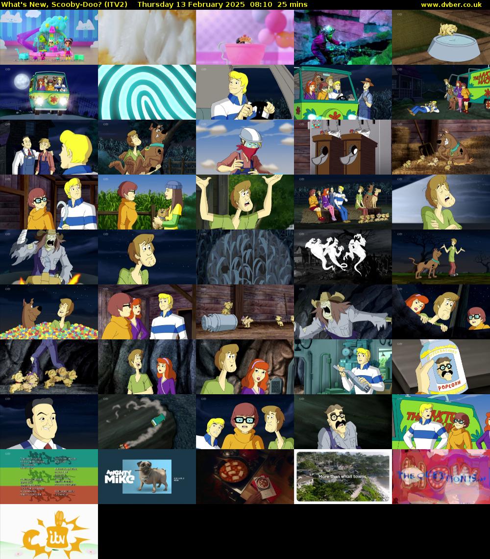 What's New, Scooby-Doo? (ITV2) Thursday 13 February 2025 08:10 - 08:35