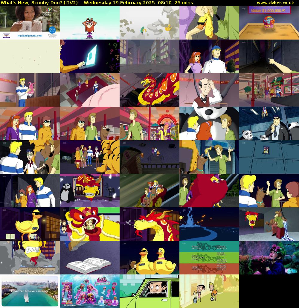 What's New, Scooby-Doo? (ITV2) Wednesday 19 February 2025 08:10 - 08:35