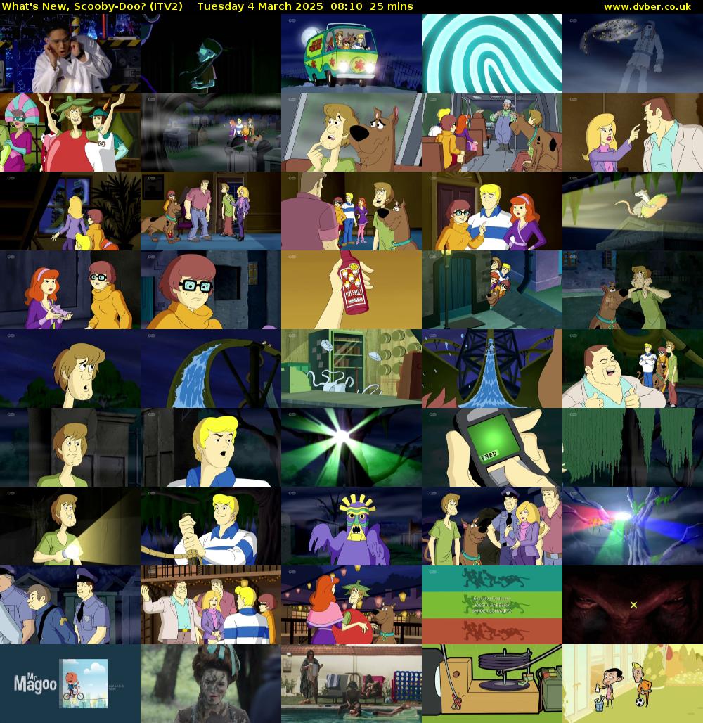What's New, Scooby-Doo? (ITV2) Tuesday 4 March 2025 08:10 - 08:35