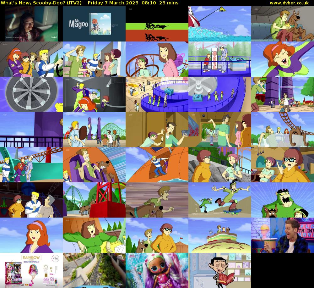What's New, Scooby-Doo? (ITV2) Friday 7 March 2025 08:10 - 08:35