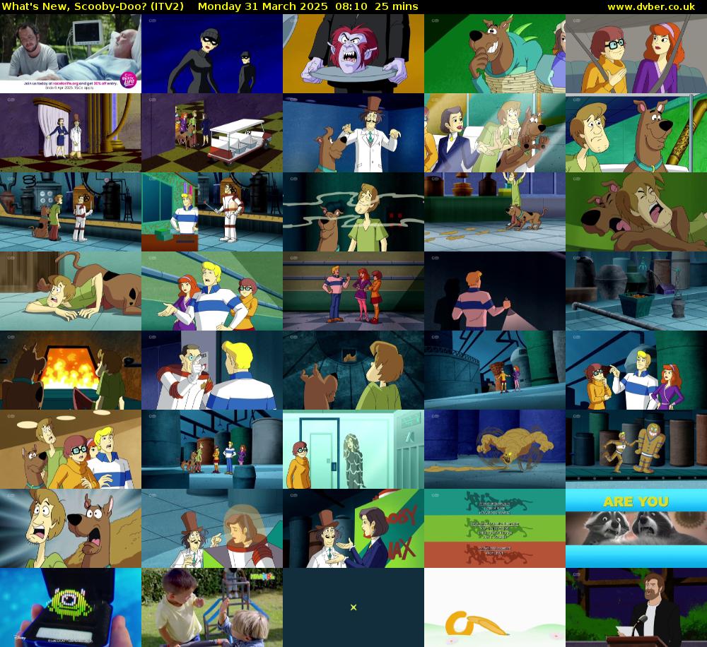 What's New, Scooby-Doo? (ITV2) Monday 31 March 2025 08:10 - 08:35