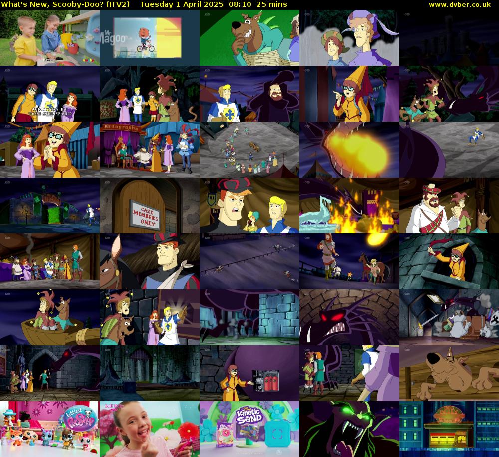 What's New, Scooby-Doo? (ITV2) Tuesday 1 April 2025 08:10 - 08:35