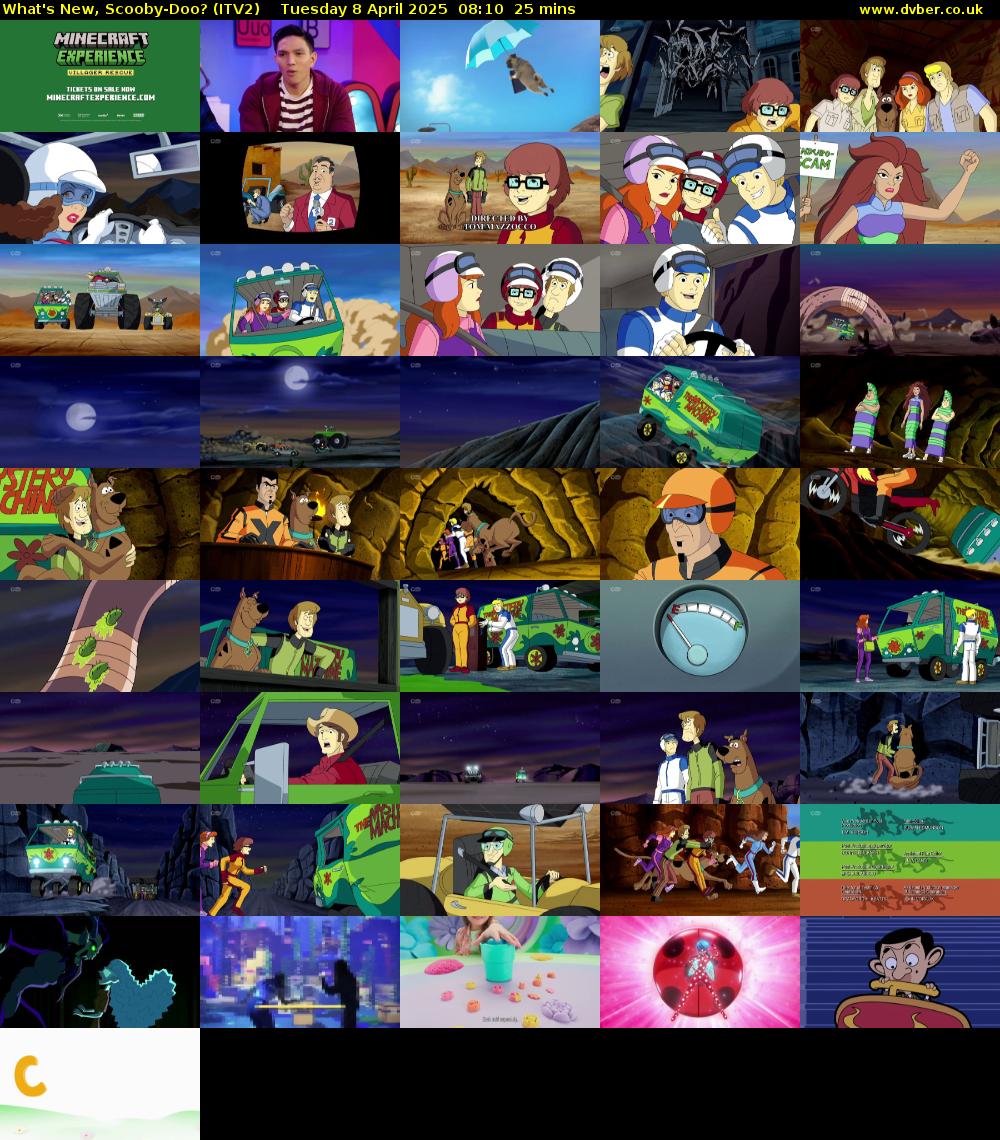 What's New, Scooby-Doo? (ITV2) Tuesday 8 April 2025 08:10 - 08:35