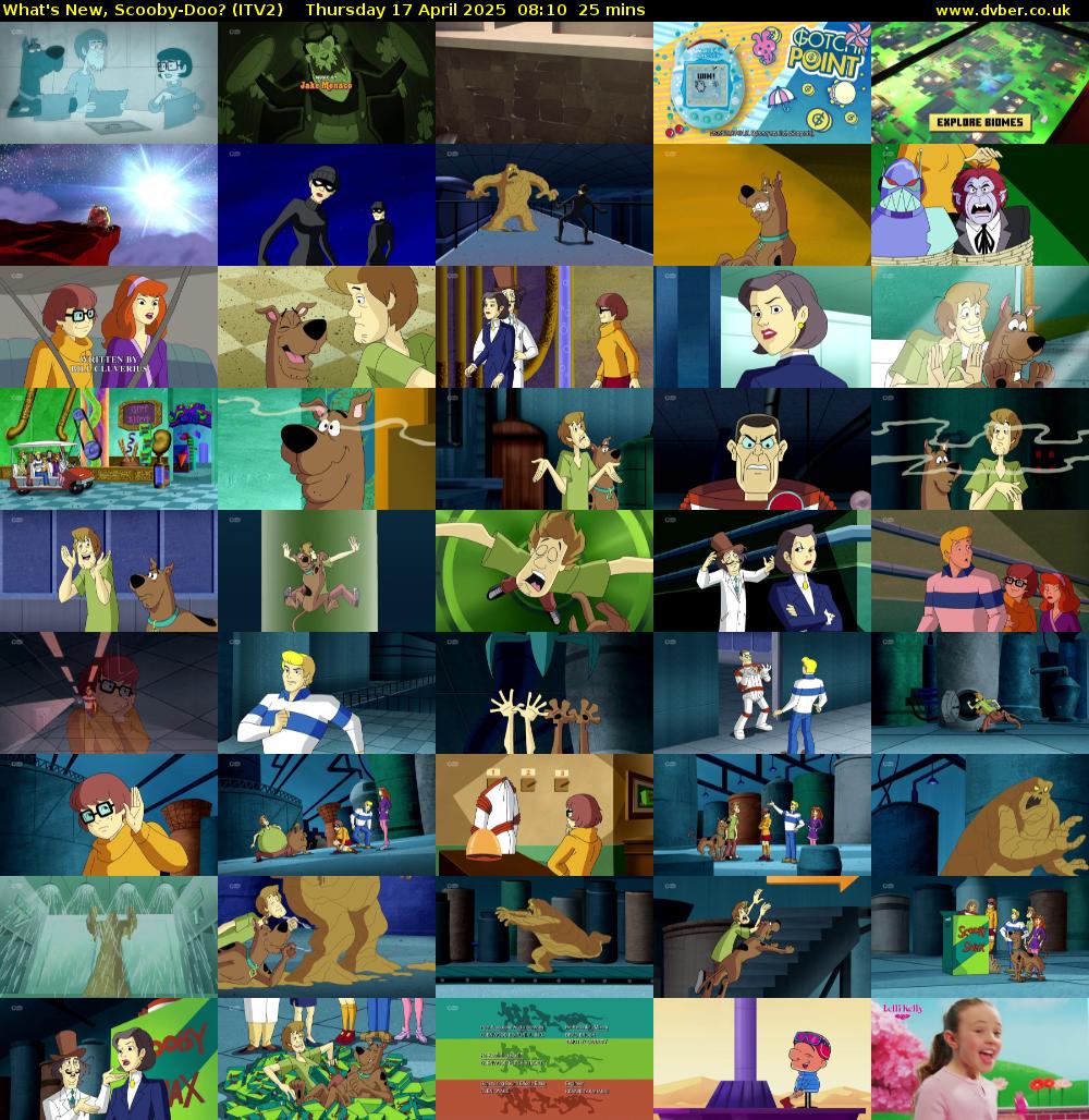 What's New, Scooby-Doo? (ITV2) Thursday 17 April 2025 08:10 - 08:35
