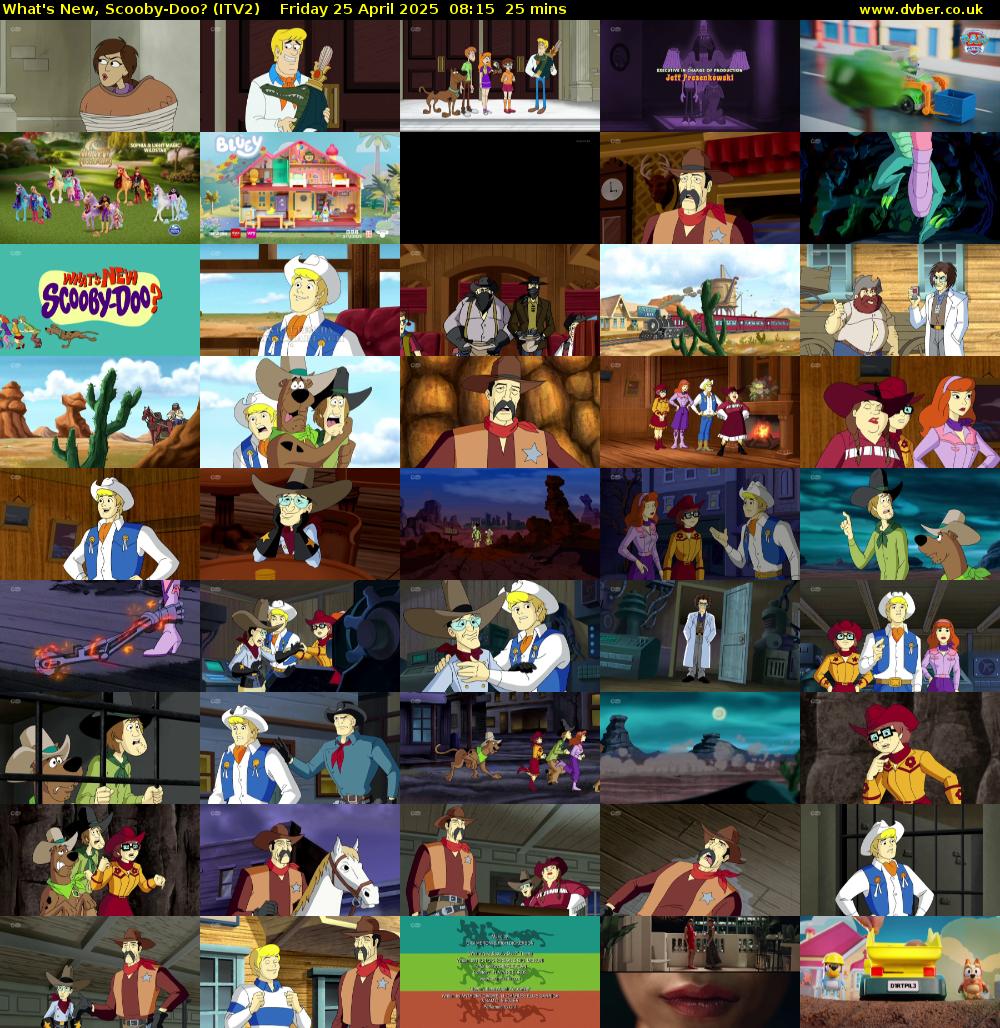 What's New, Scooby-Doo? (ITV2) Friday 25 April 2025 08:15 - 08:40