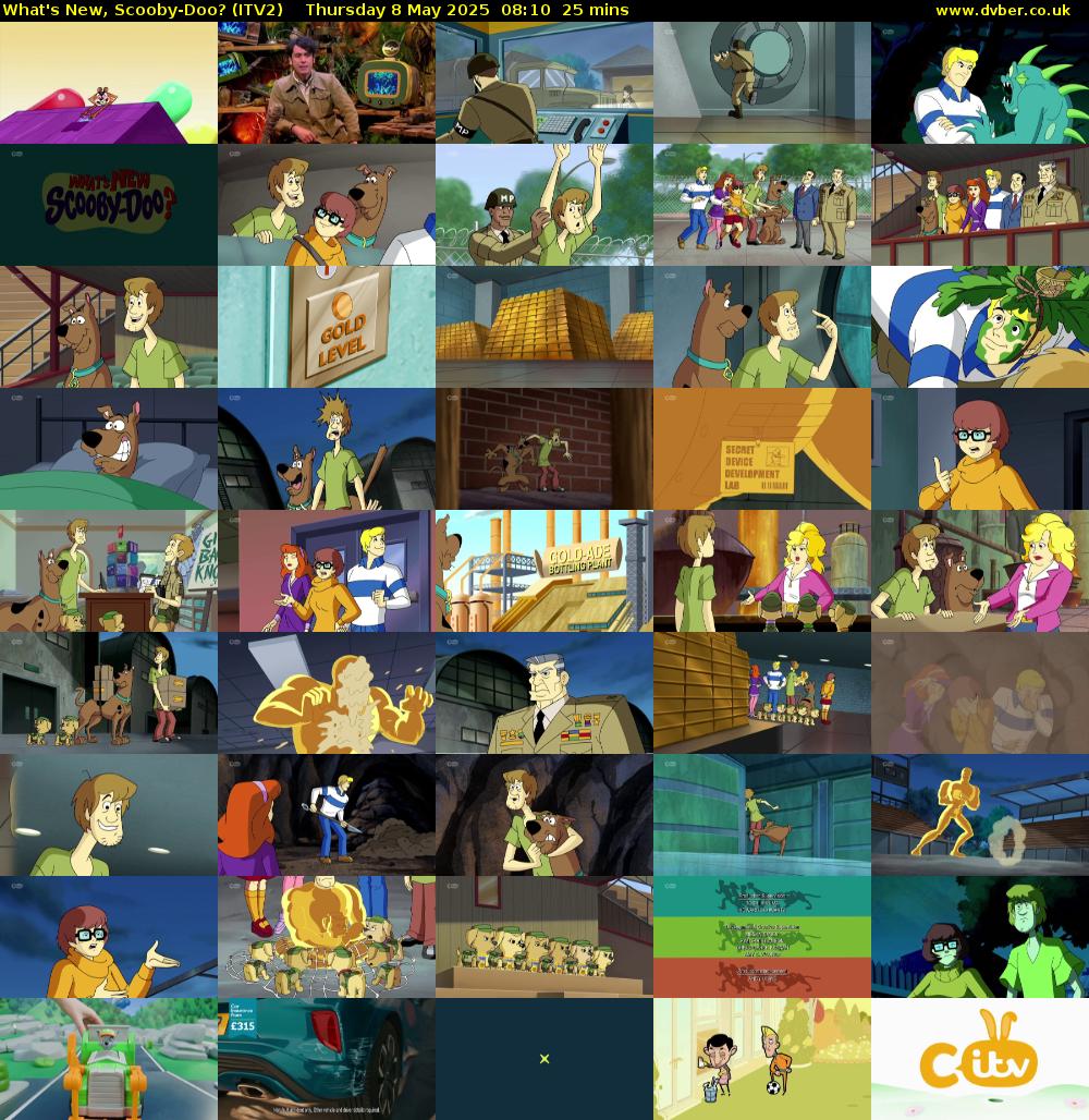 What's New, Scooby-Doo? (ITV2) Thursday 8 May 2025 08:10 - 08:35