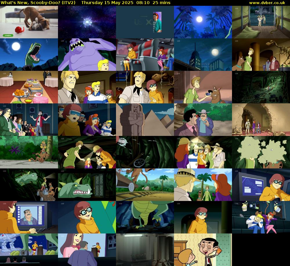 What's New, Scooby-Doo? (ITV2) Thursday 15 May 2025 08:10 - 08:35