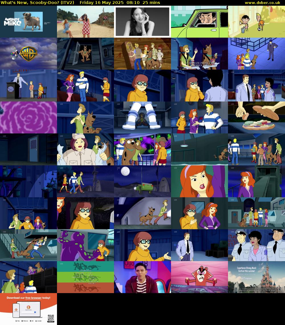What's New, Scooby-Doo? (ITV2) Friday 16 May 2025 08:10 - 08:35