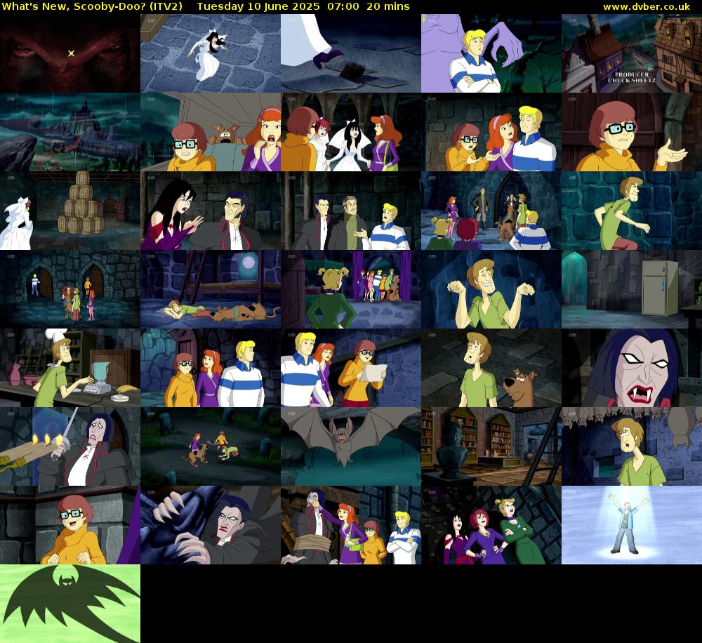What's New, Scooby-Doo? (ITV2) Tuesday 10 June 2025 07:00 - 07:20