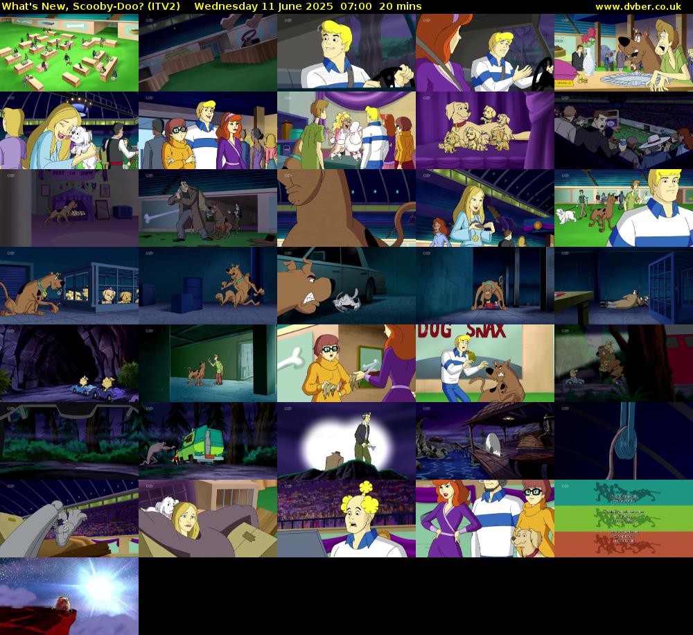 What's New, Scooby-Doo? (ITV2) Wednesday 11 June 2025 07:00 - 07:20