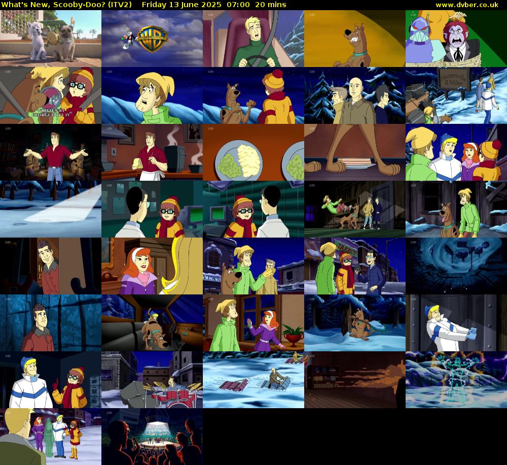 What's New, Scooby-Doo? (ITV2) Friday 13 June 2025 07:00 - 07:20