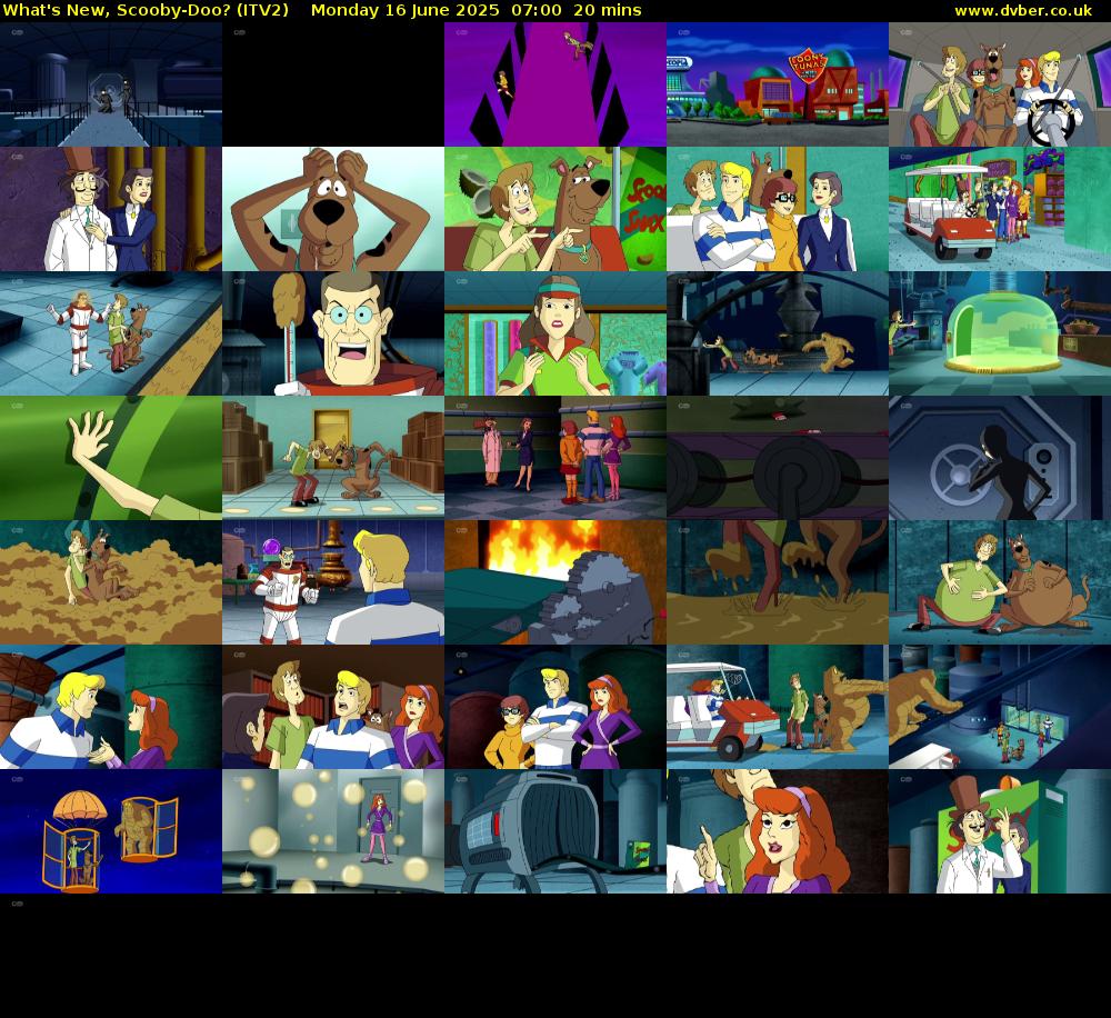What's New, Scooby-Doo? (ITV2) Monday 16 June 2025 07:00 - 07:20