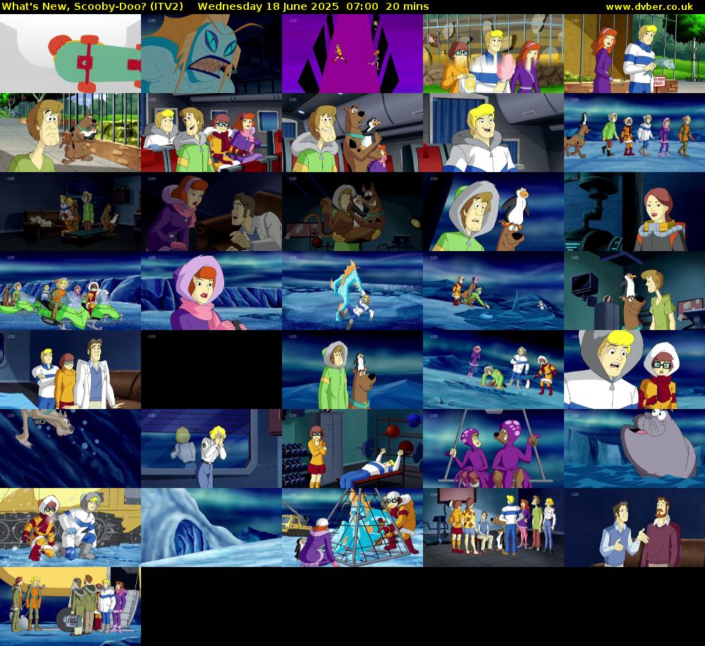 What's New, Scooby-Doo? (ITV2) Wednesday 18 June 2025 07:00 - 07:20