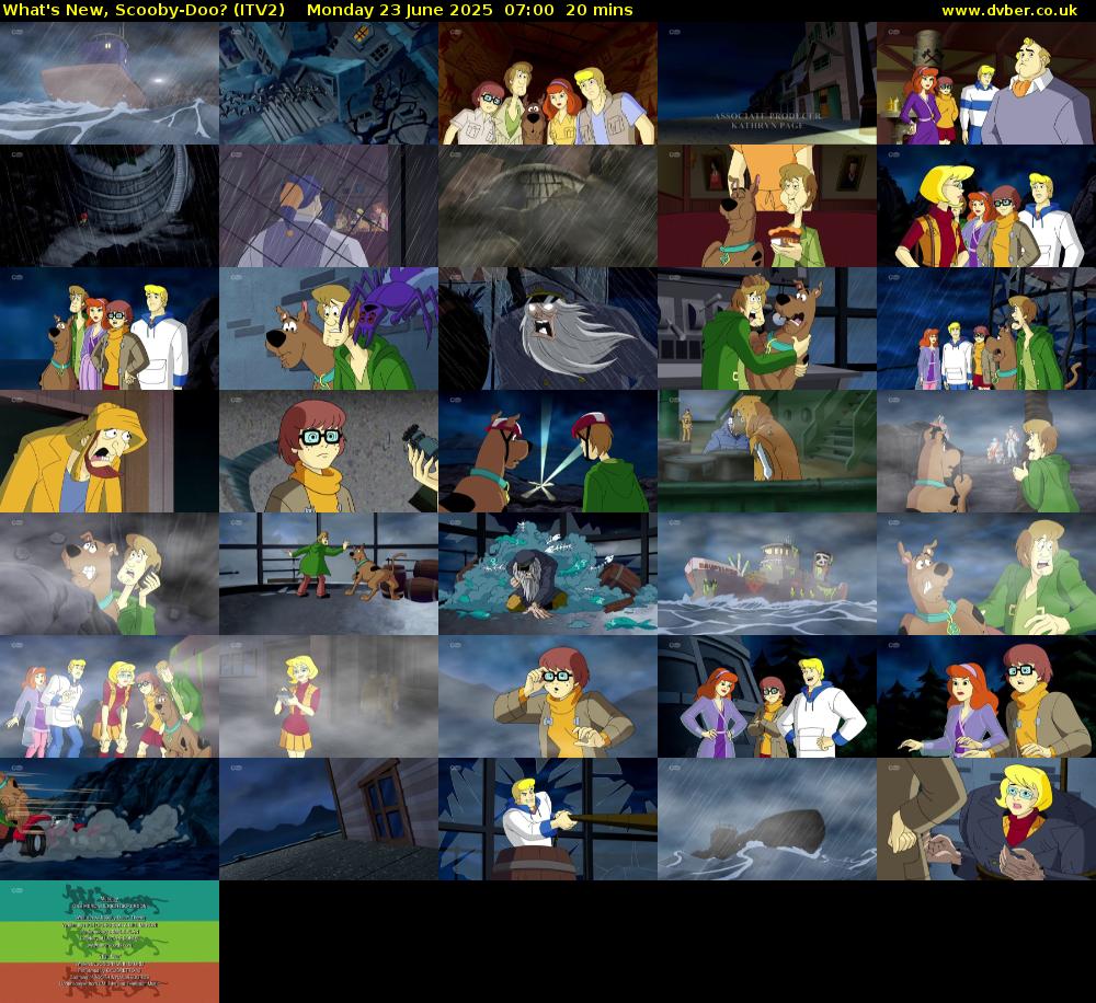 What's New, Scooby-Doo? (ITV2) Monday 23 June 2025 07:00 - 07:20