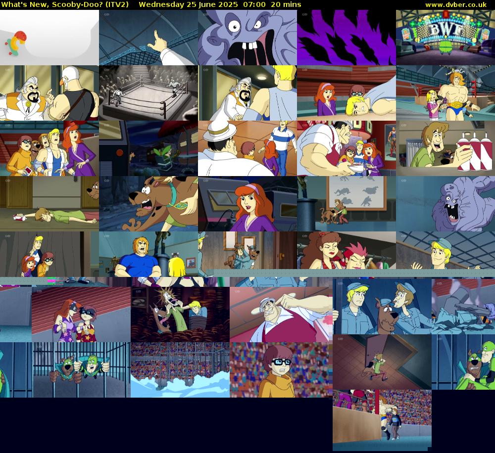 What's New, Scooby-Doo? (ITV2) Wednesday 25 June 2025 07:00 - 07:20