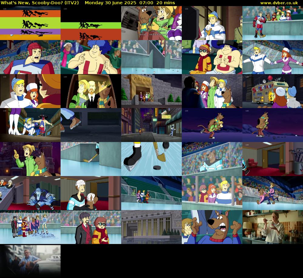What's New, Scooby-Doo? (ITV2) Monday 30 June 2025 07:00 - 07:20