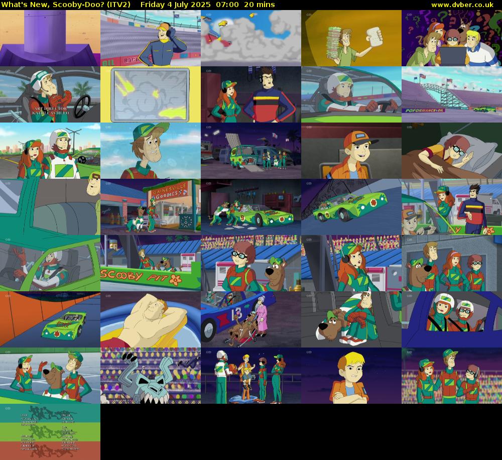 What's New, Scooby-Doo? (ITV2) Friday 4 July 2025 07:00 - 07:20
