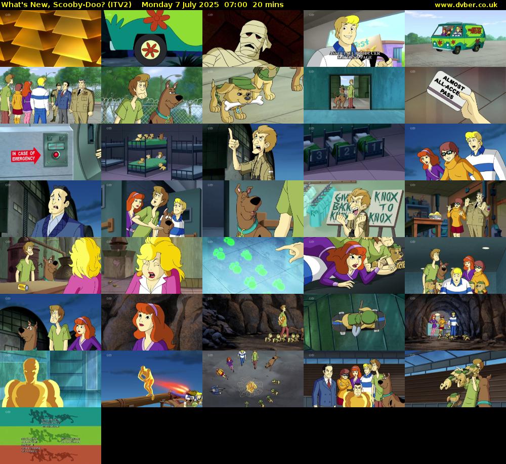 What's New, Scooby-Doo? (ITV2) Monday 7 July 2025 07:00 - 07:20