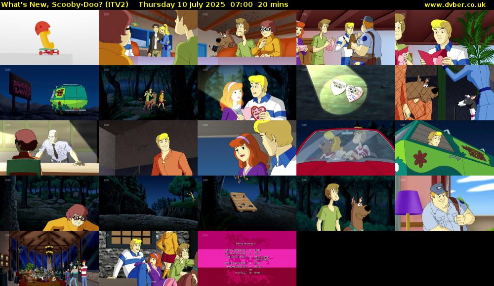 What's New, Scooby-Doo? (ITV2) Thursday 10 July 2025 07:00 - 07:20