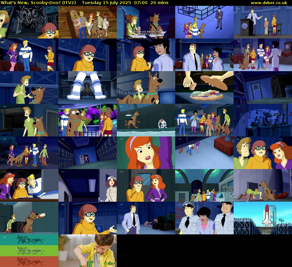 What's New, Scooby-Doo? (ITV2) Tuesday 15 July 2025 07:00 - 07:20
