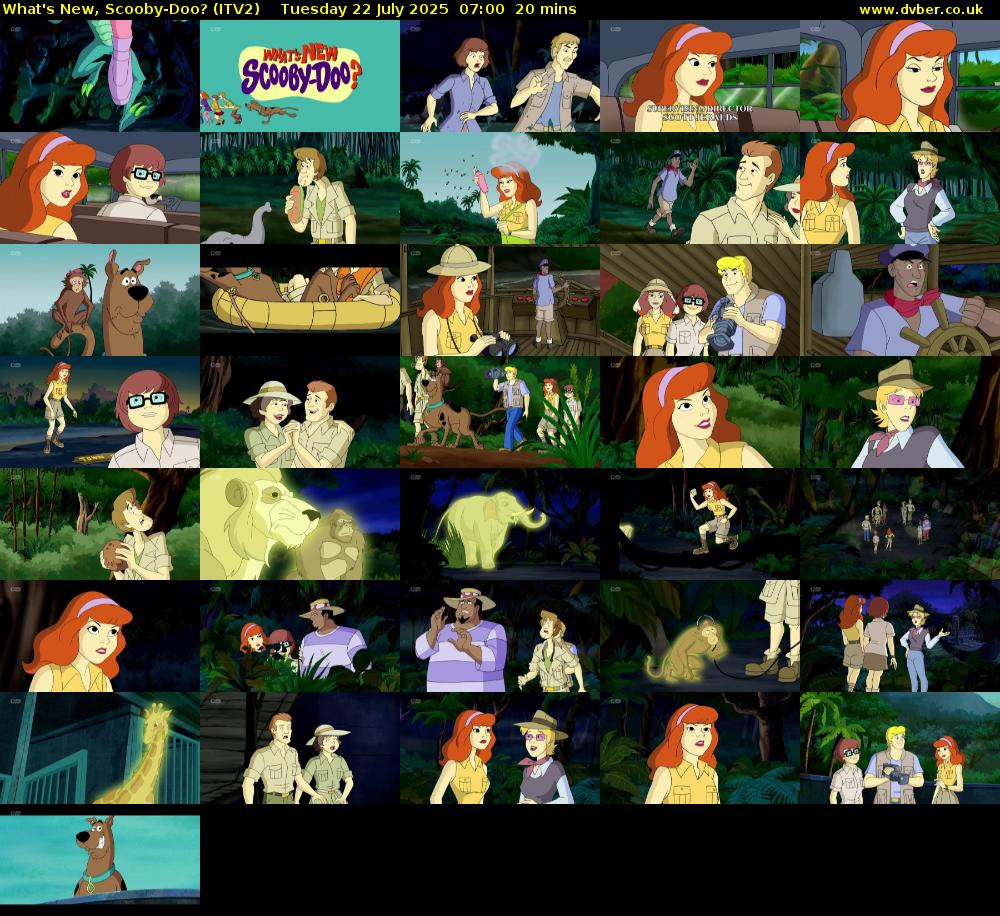 What's New, Scooby-Doo? (ITV2) Tuesday 22 July 2025 07:00 - 07:20