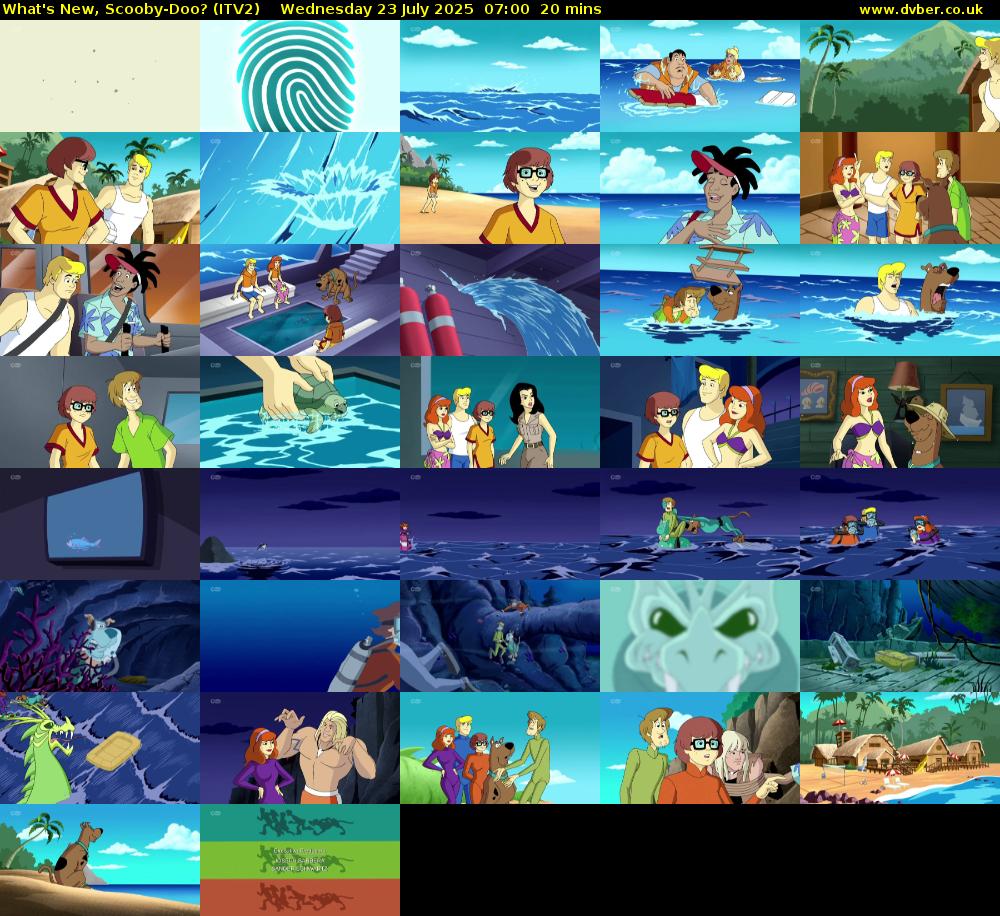 What's New, Scooby-Doo? (ITV2) Wednesday 23 July 2025 07:00 - 07:20