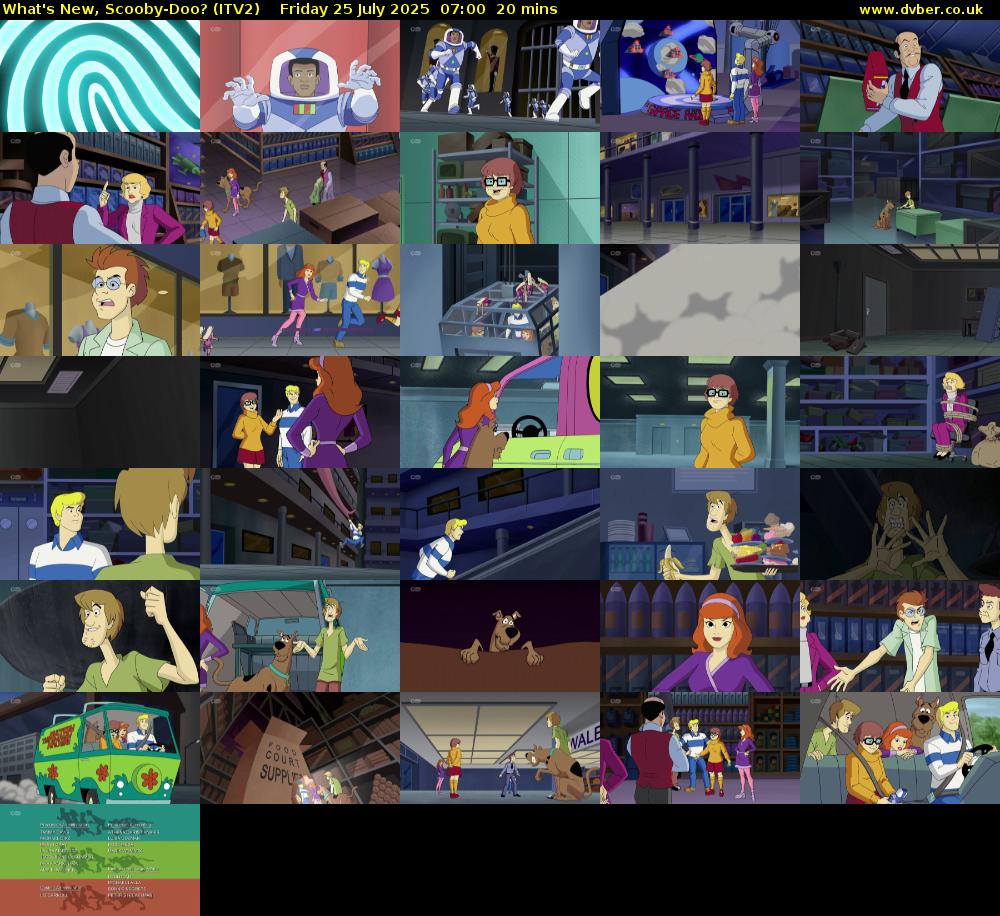 What's New, Scooby-Doo? (ITV2) Friday 25 July 2025 07:00 - 07:20