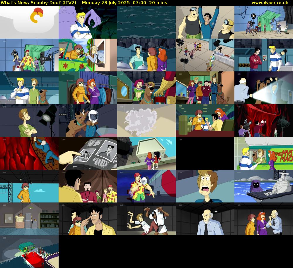 What's New, Scooby-Doo? (ITV2) Monday 28 July 2025 07:00 - 07:20
