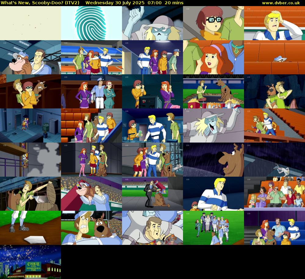 What's New, Scooby-Doo? (ITV2) Wednesday 30 July 2025 07:00 - 07:20